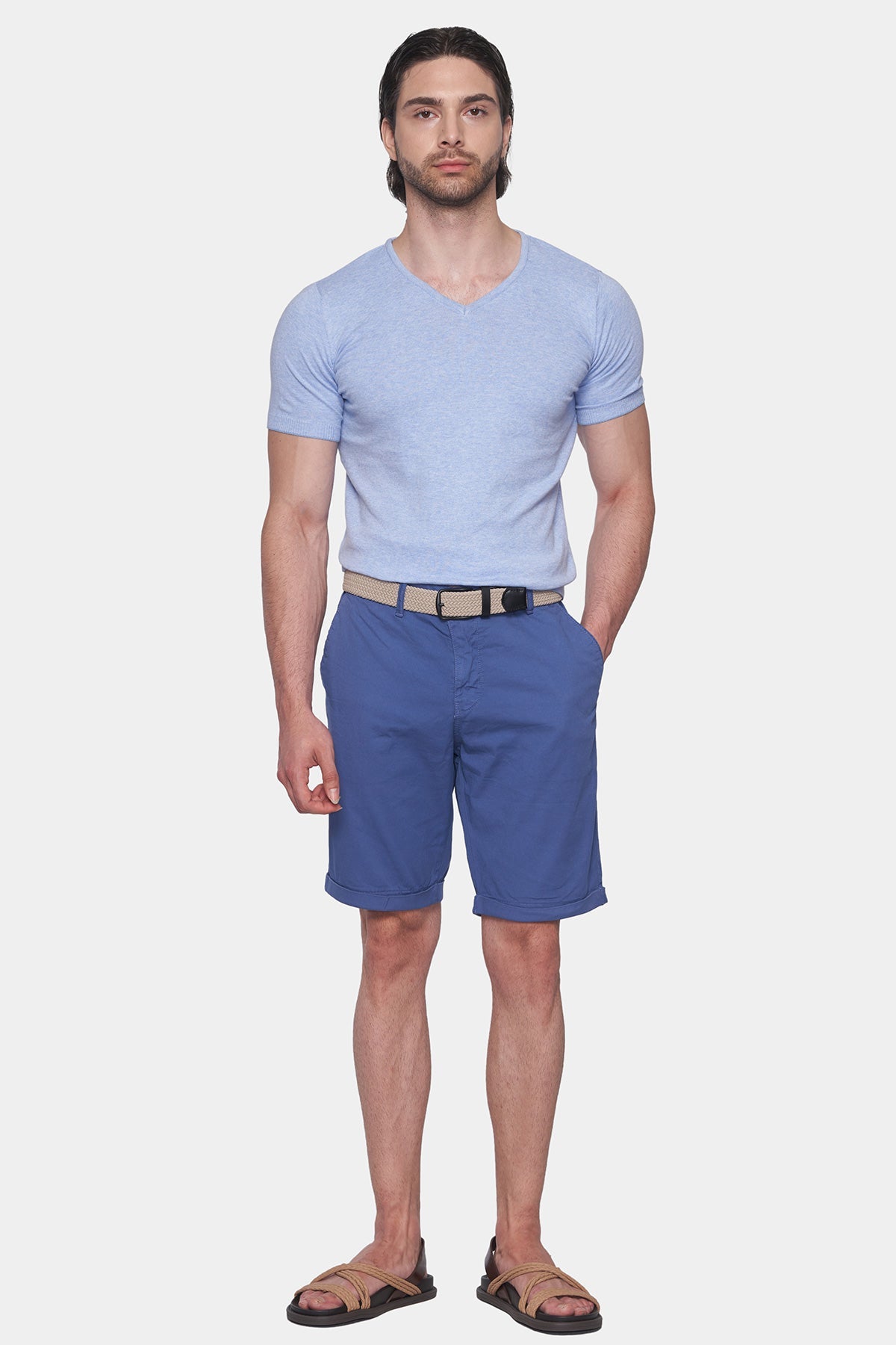 The Summer Short | Oily Blue