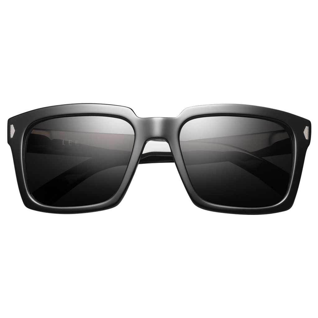 Lee Sunglasses | Polished Black + Grey & Polarized Lens