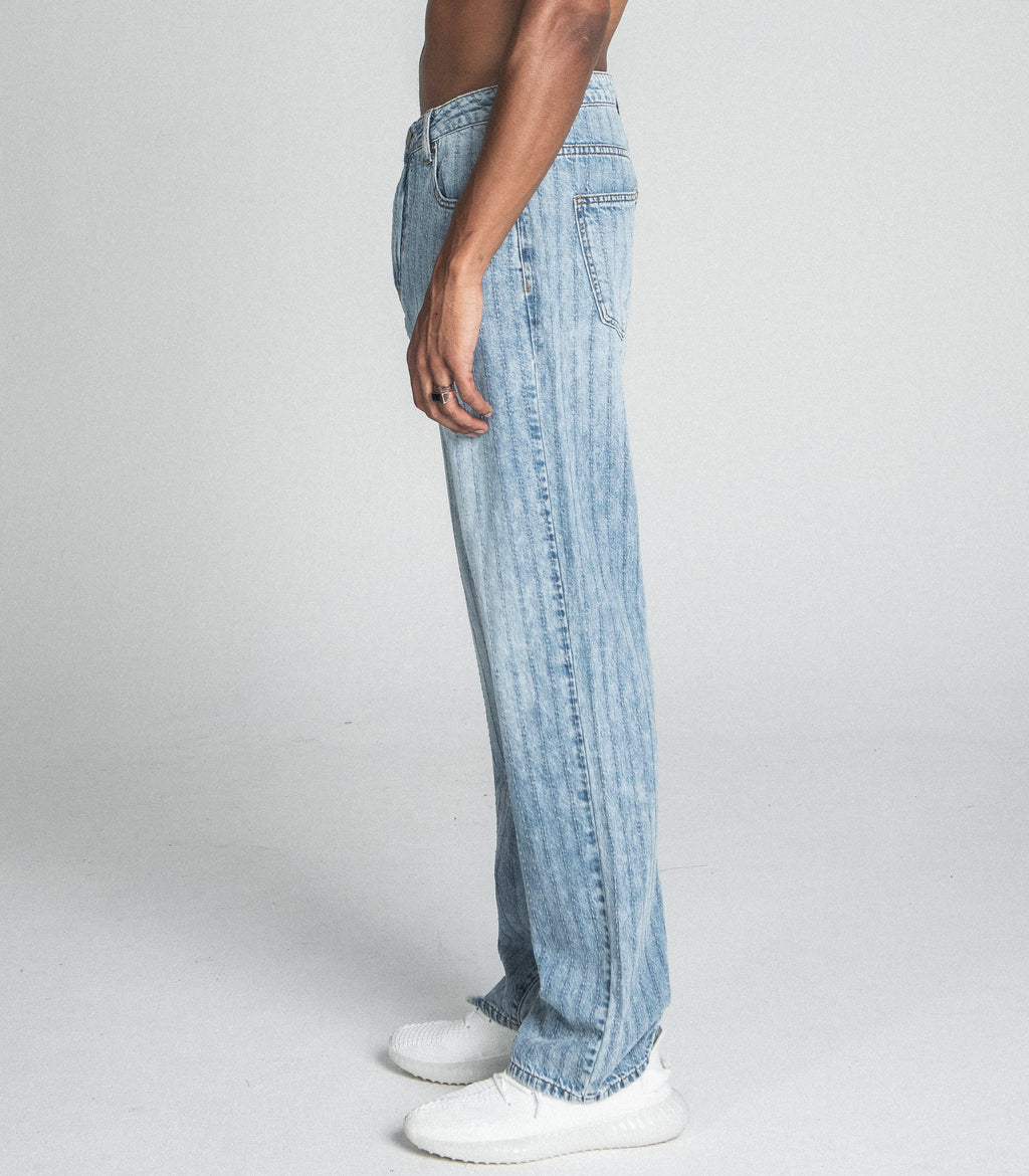 Armor Jeans Blue Thread Line Loose Fit Jeans AJ01L-2