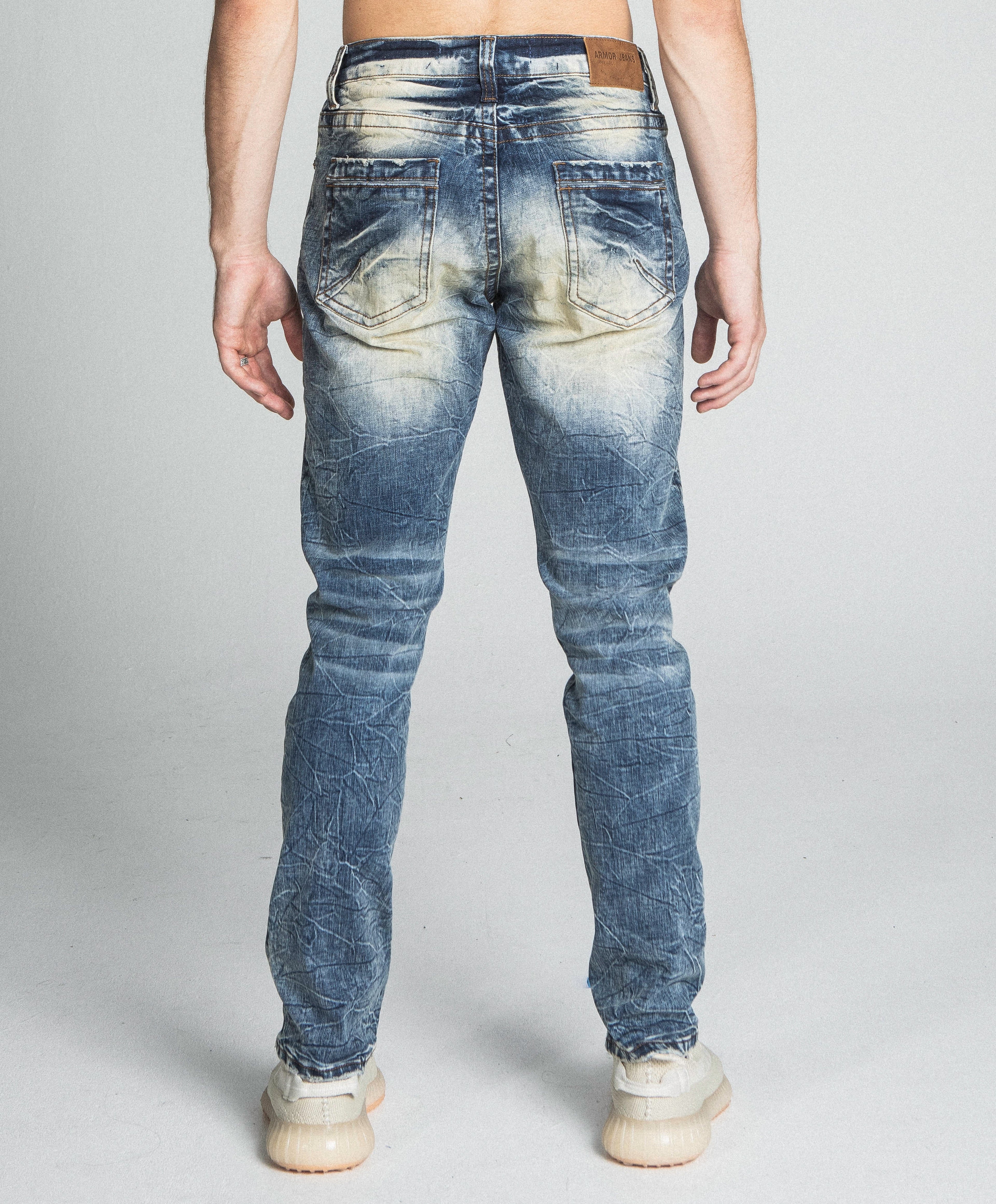 Ripped Vintage Slim Jeans