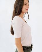 Pointelle Perfection Tee
