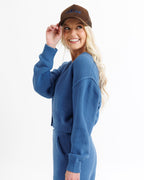 V-Neck Slopes Sweater Cardigan