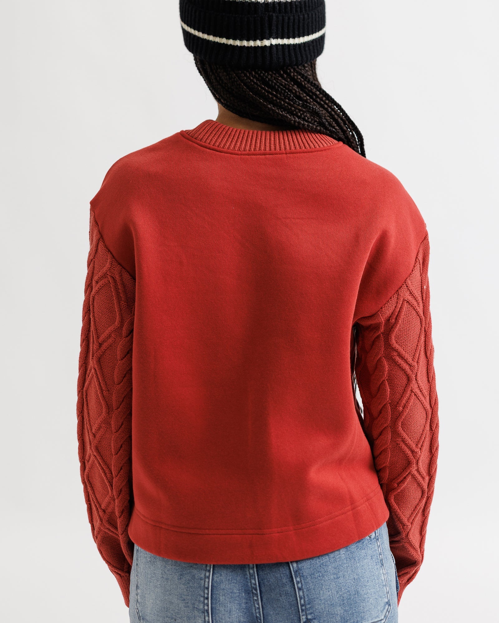 Cable Crew Sweater