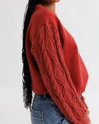 Cable Crew Sweater