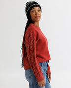 Cable Crew Sweater