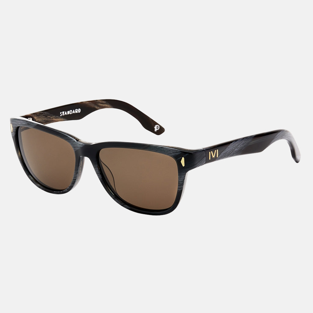 IVI Standard Sunglasses Polished Double Horn | Bronze Polarized Lens