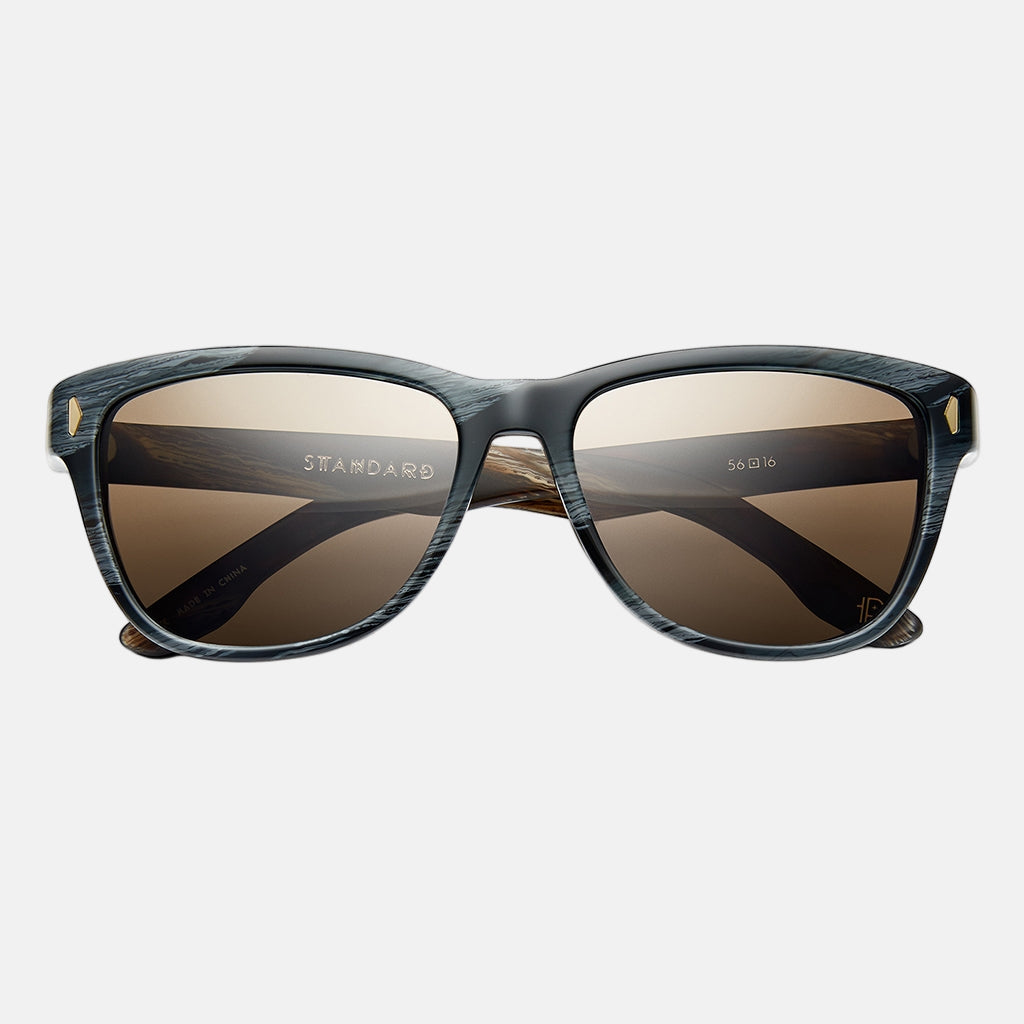 IVI Standard Sunglasses Polished Double Horn | Bronze Polarized Lens