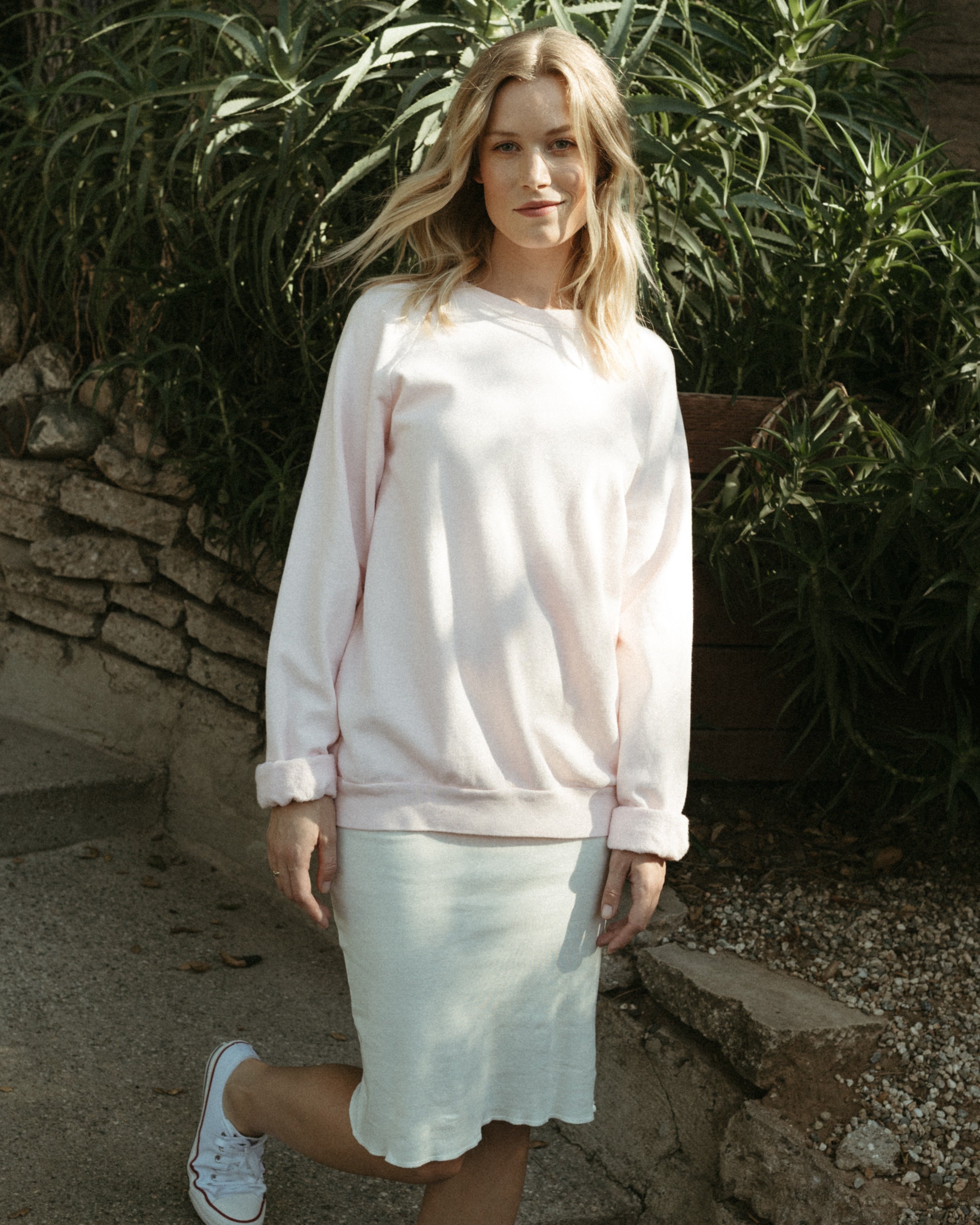 The Tib Sweatshirt | Aloe Green