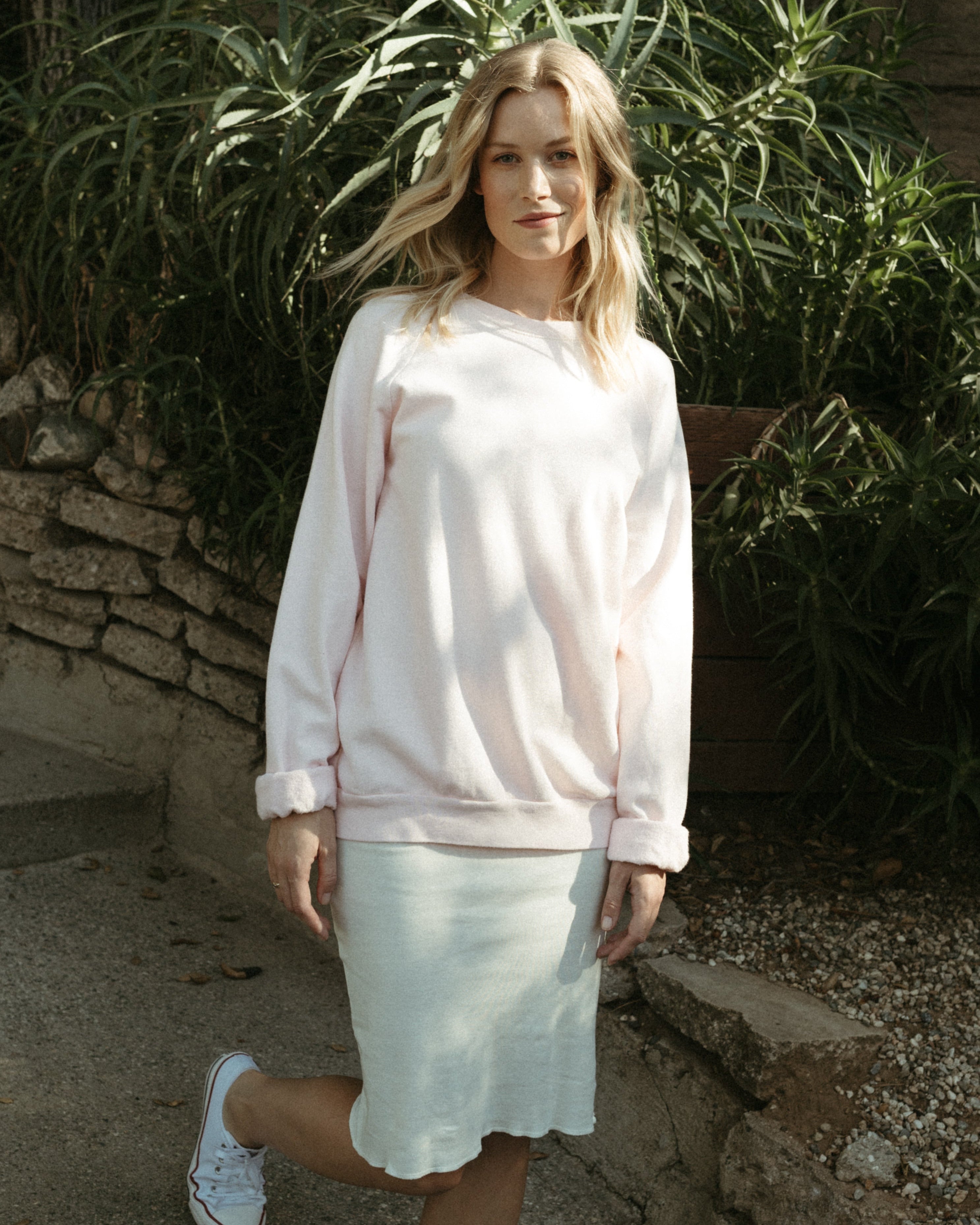 The Tib Sweatshirt | Rosewater Pink