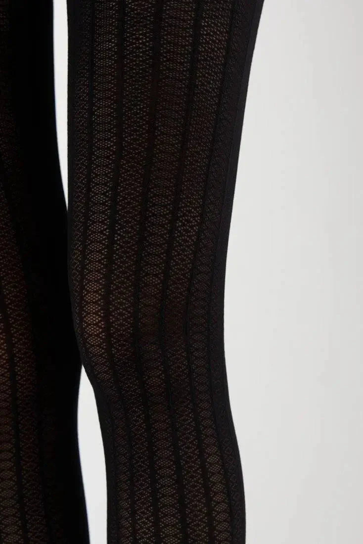 Conte Fantasy Tights Lacy Line | Lace Pattern and Stripes