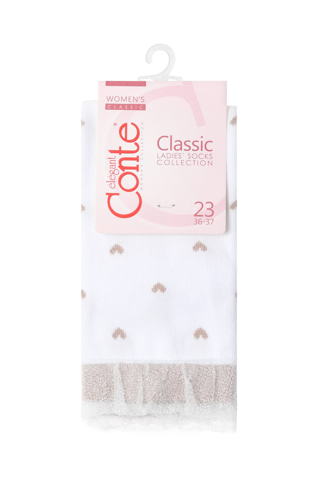 Conte Cotton Socks Classic | 243 Airy Sole and Lurex