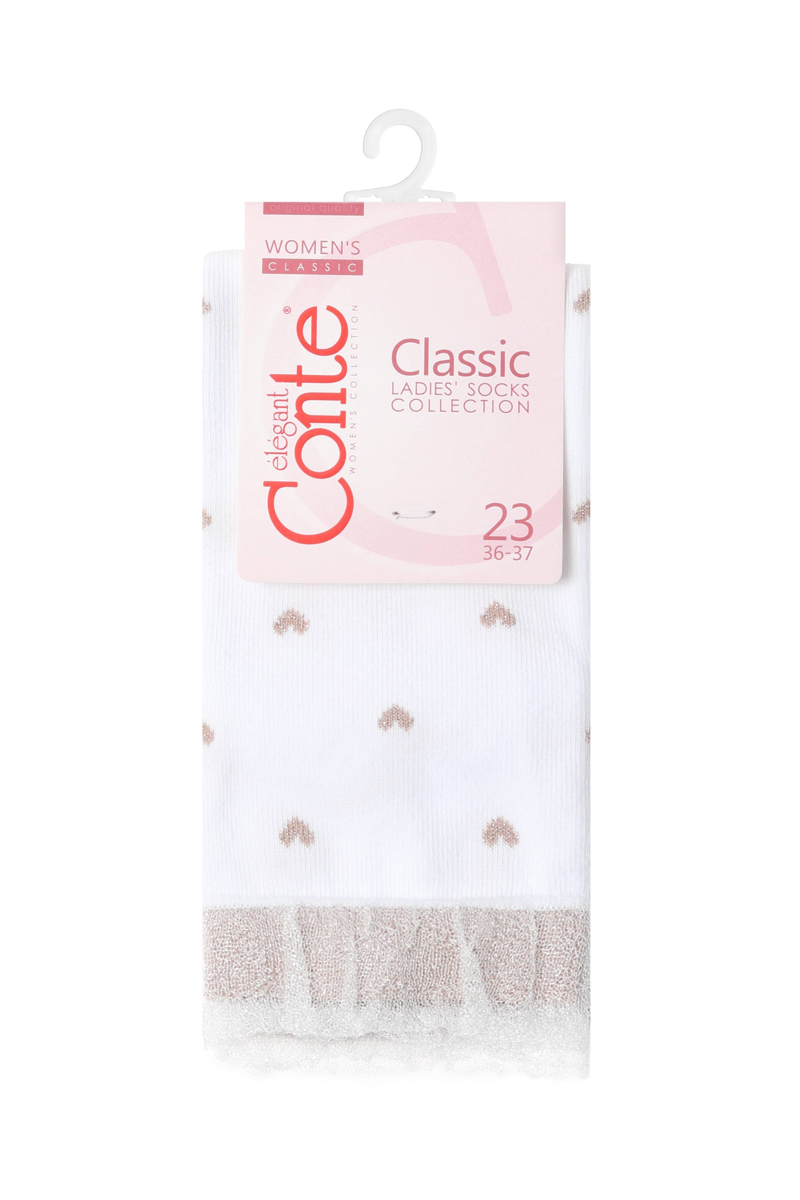 Conte Cotton Socks Classic | 243 Airy Sole and Lurex