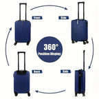 2-Piece Spinner Luggage Set | 20” Carry-On & 14” Crossbody Handbag