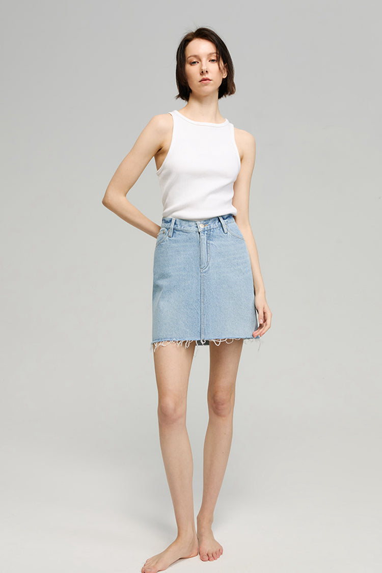 V-Waist Mini Skirt | HJ811