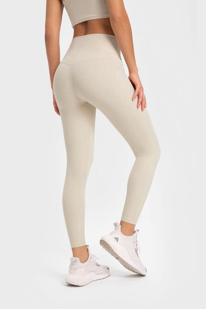 High Stretch Wide Waistband Yoga Leggings