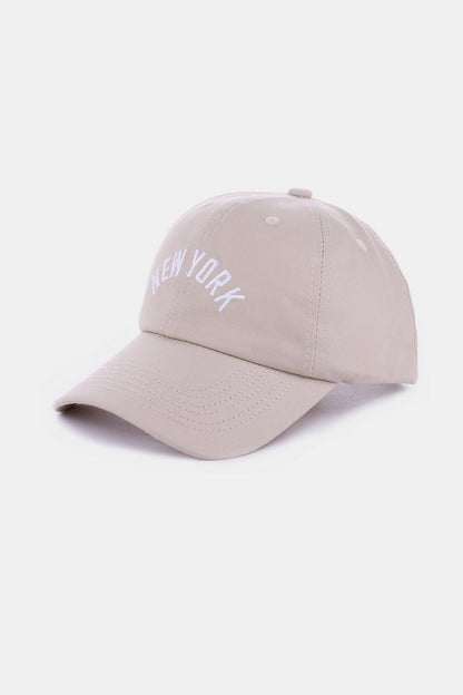 Embroidered City Baseball Cap