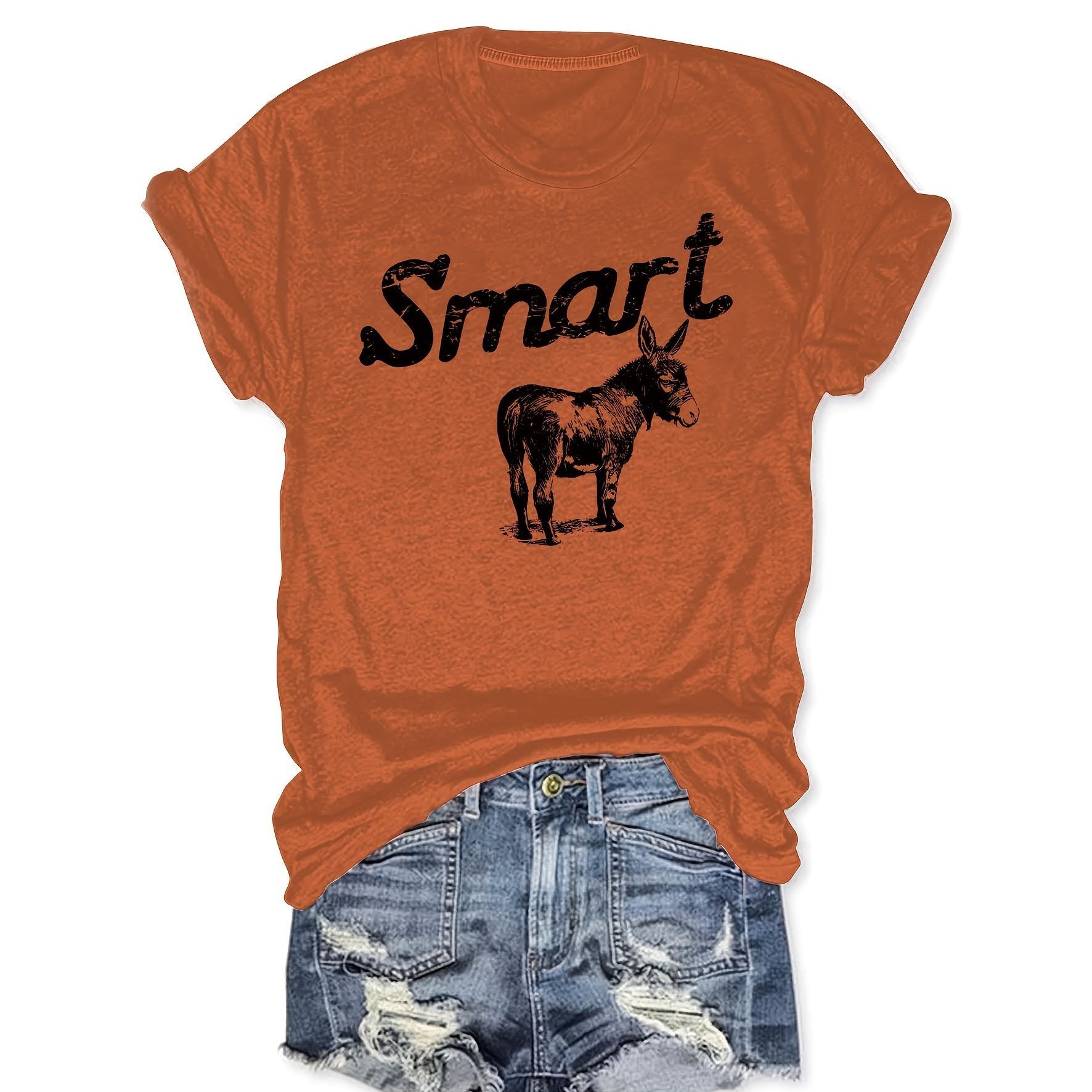 Women's Round Neck Short Sleeve T-Shirt