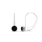 1 Carat Round Diamond Lever Back Earrings