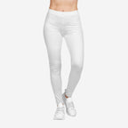 Everyday Active Leggings with Side Logo Script | White