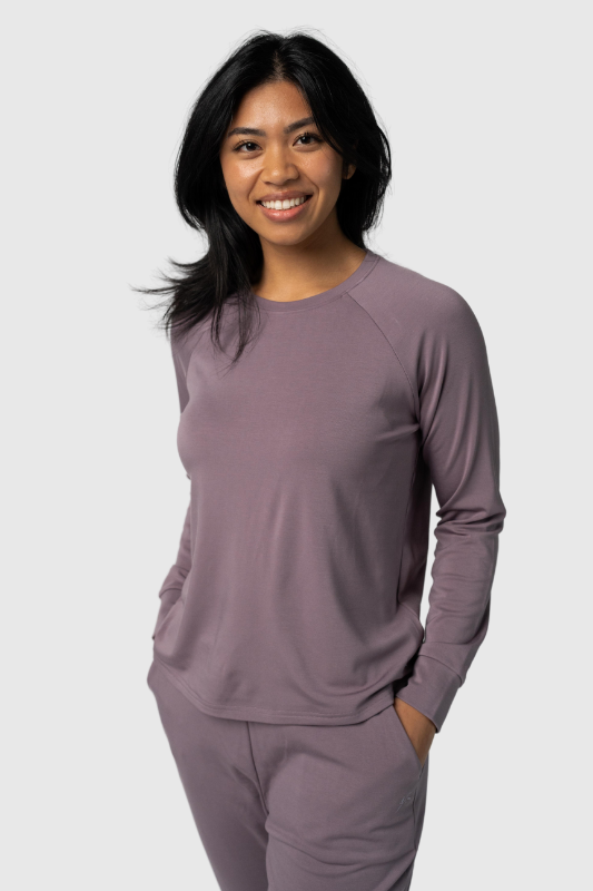 Women's The Ease Pullover | Lilac