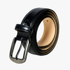 Eclipse Black Leather Belt