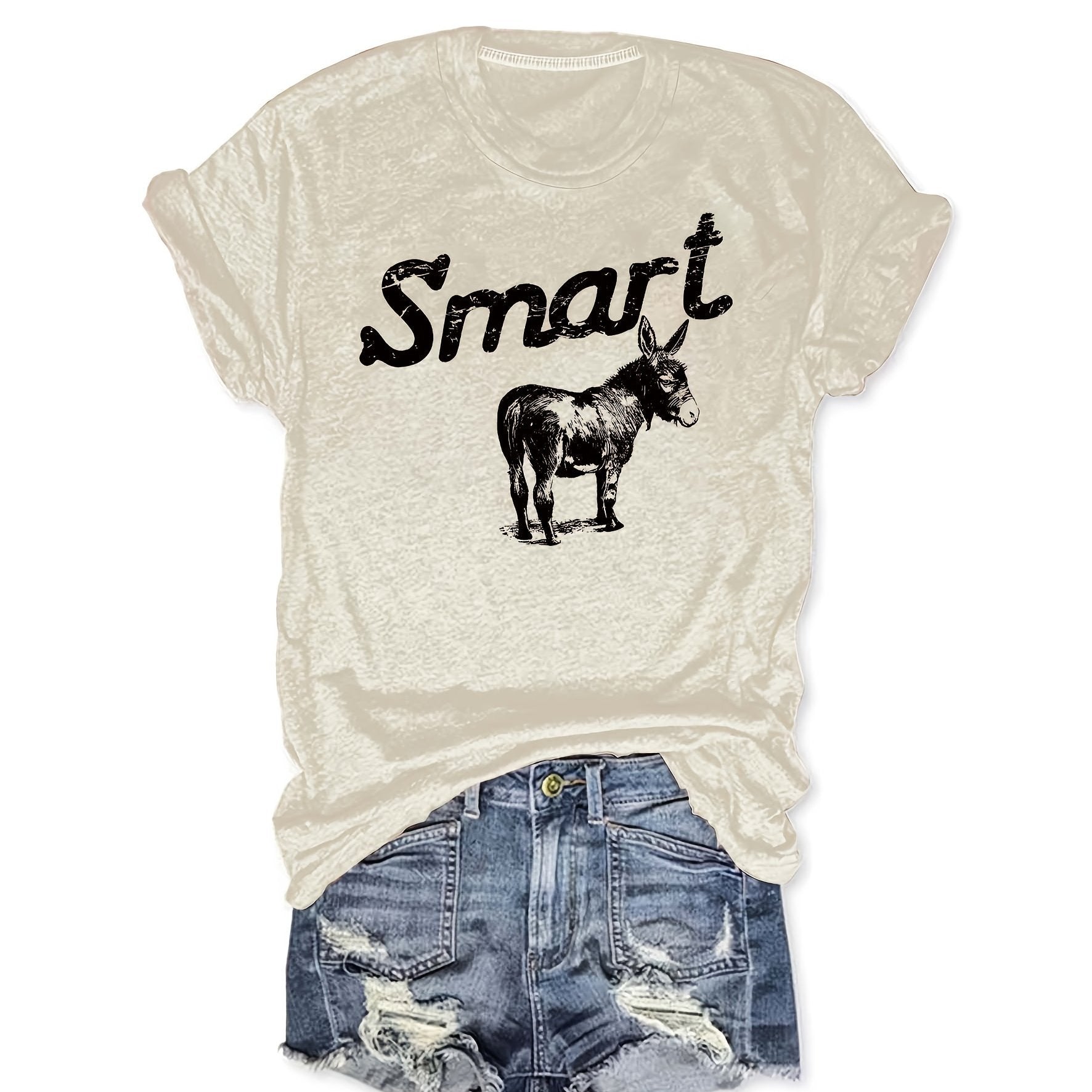 Women's Round Neck Short Sleeve T-Shirt
