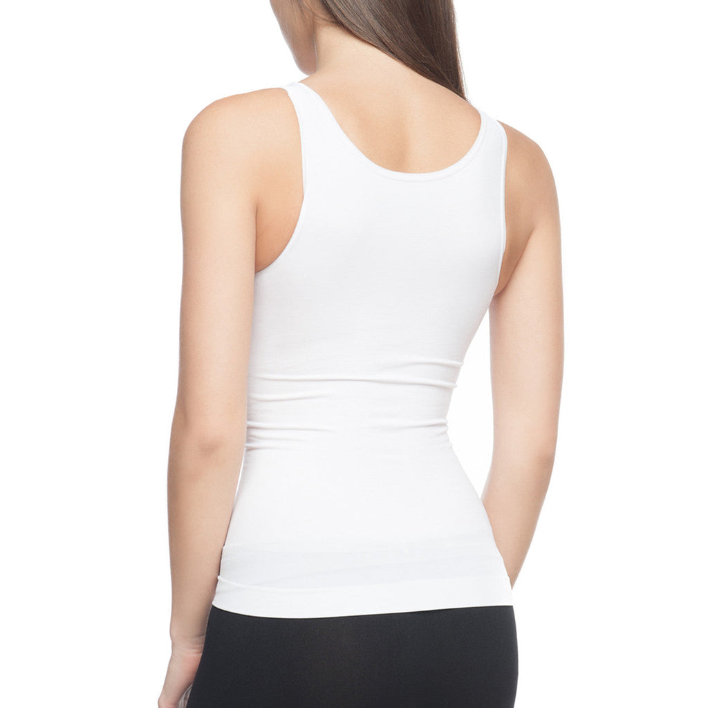 Seamless Shaping Tank Top | White