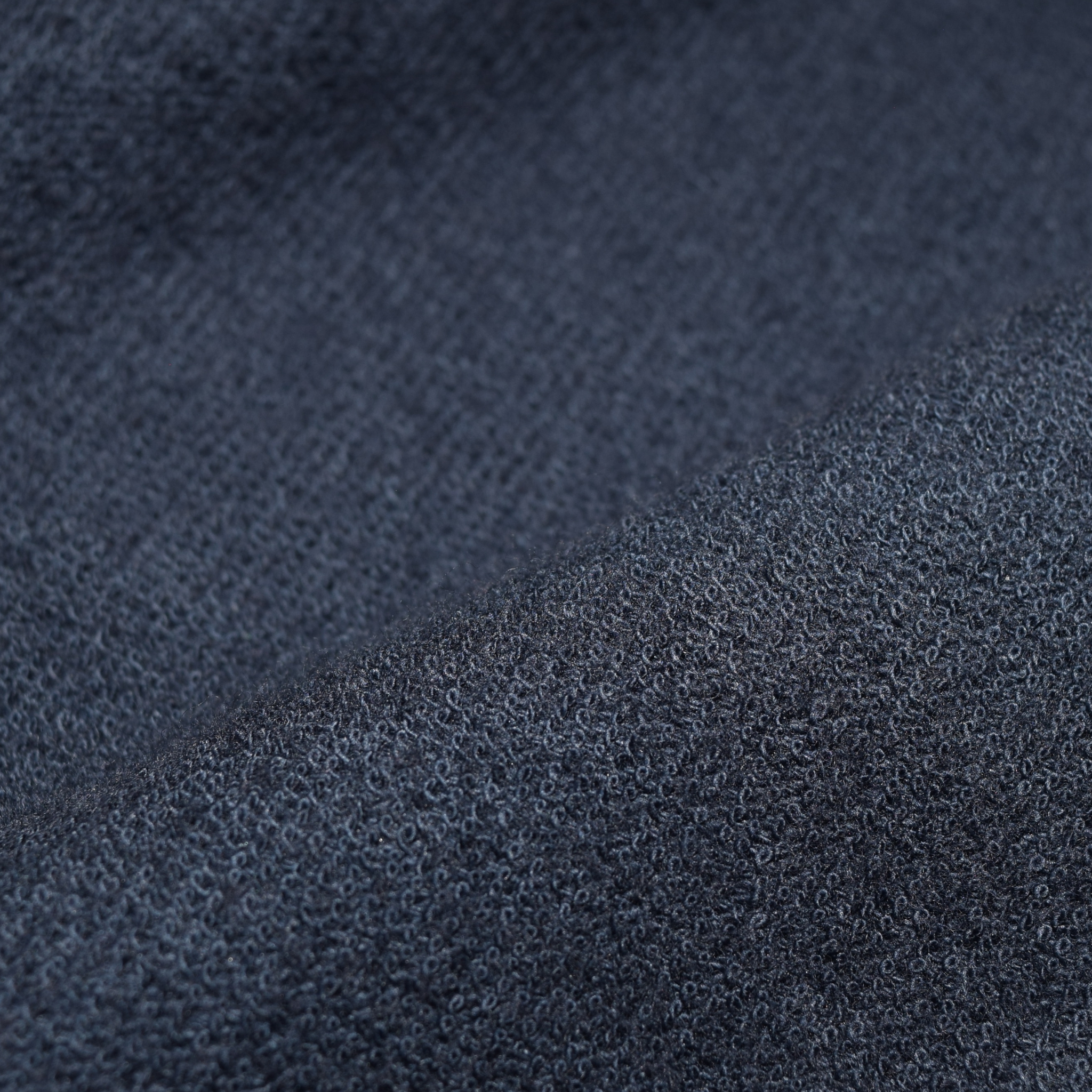 Navy Toweling Terry Polo