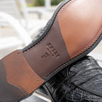 Tuscany Crocodile Penny Loafer | Black