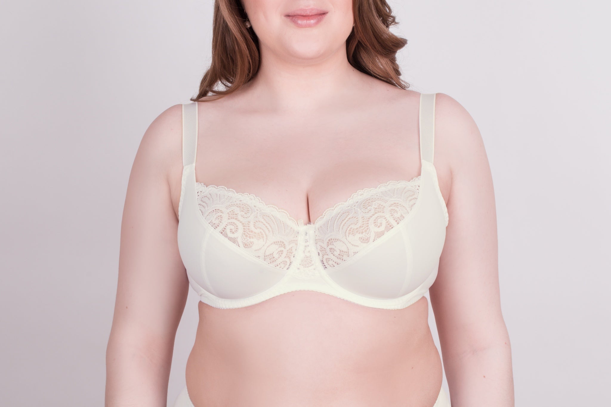 Bra Milavitsa Elastic Lace Underwired with Triple Segment Cups | 112830