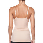 Smooth & Silky Slimming Top with Sexy Lace Nude