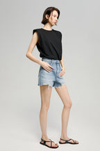 Sun-Kissed Vintage Cut Off Shorts | HJ115