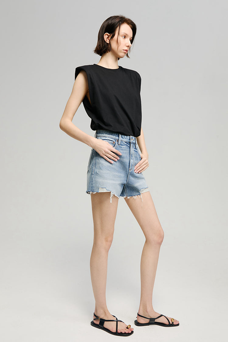 Sun-Kissed Vintage Cut Off Shorts | HJ115