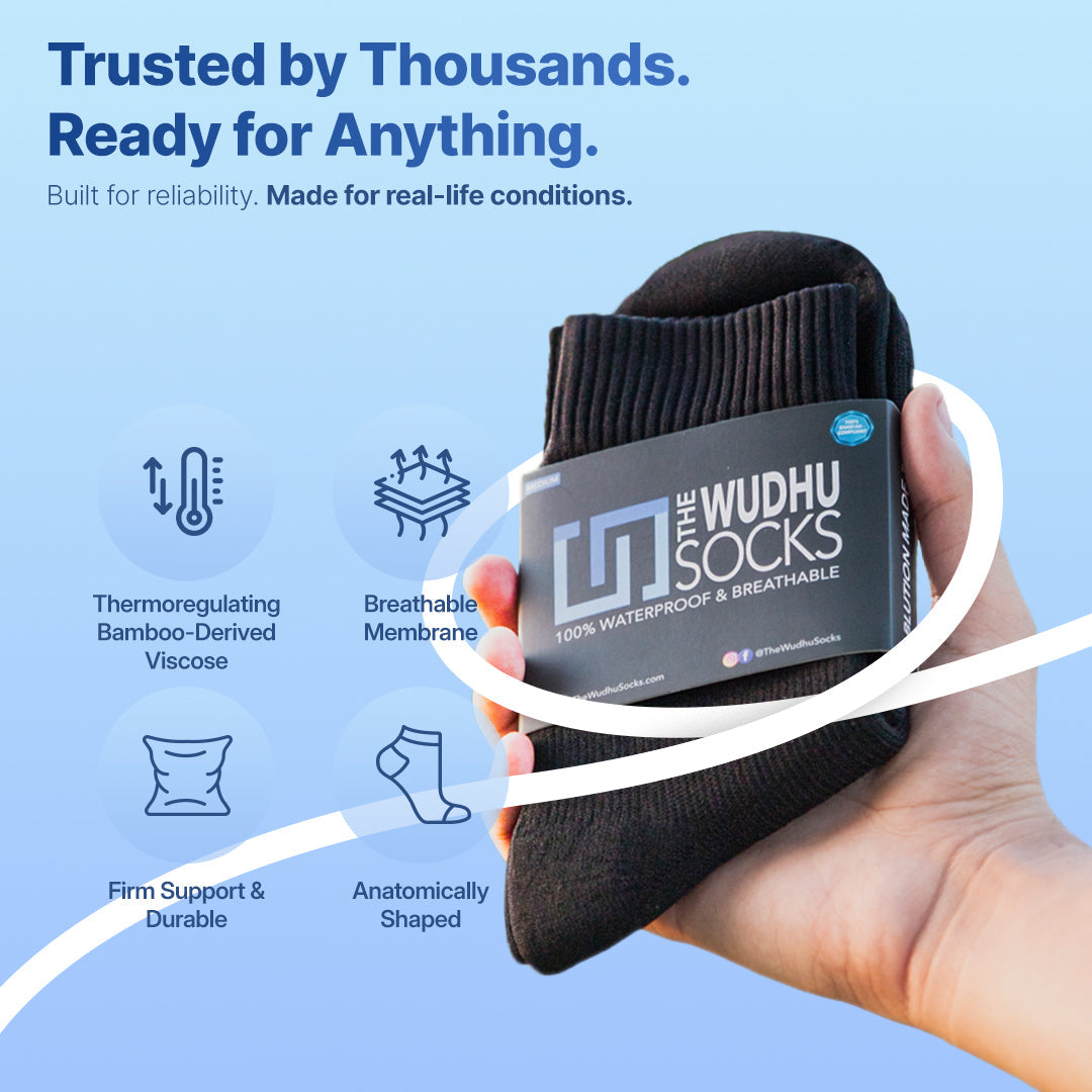The Wudhu Socks Year-Round Socks for Ablution