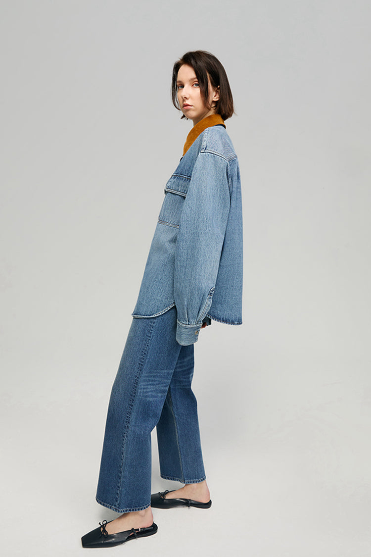 The Cityer Crop Wide Jeans | HJ009