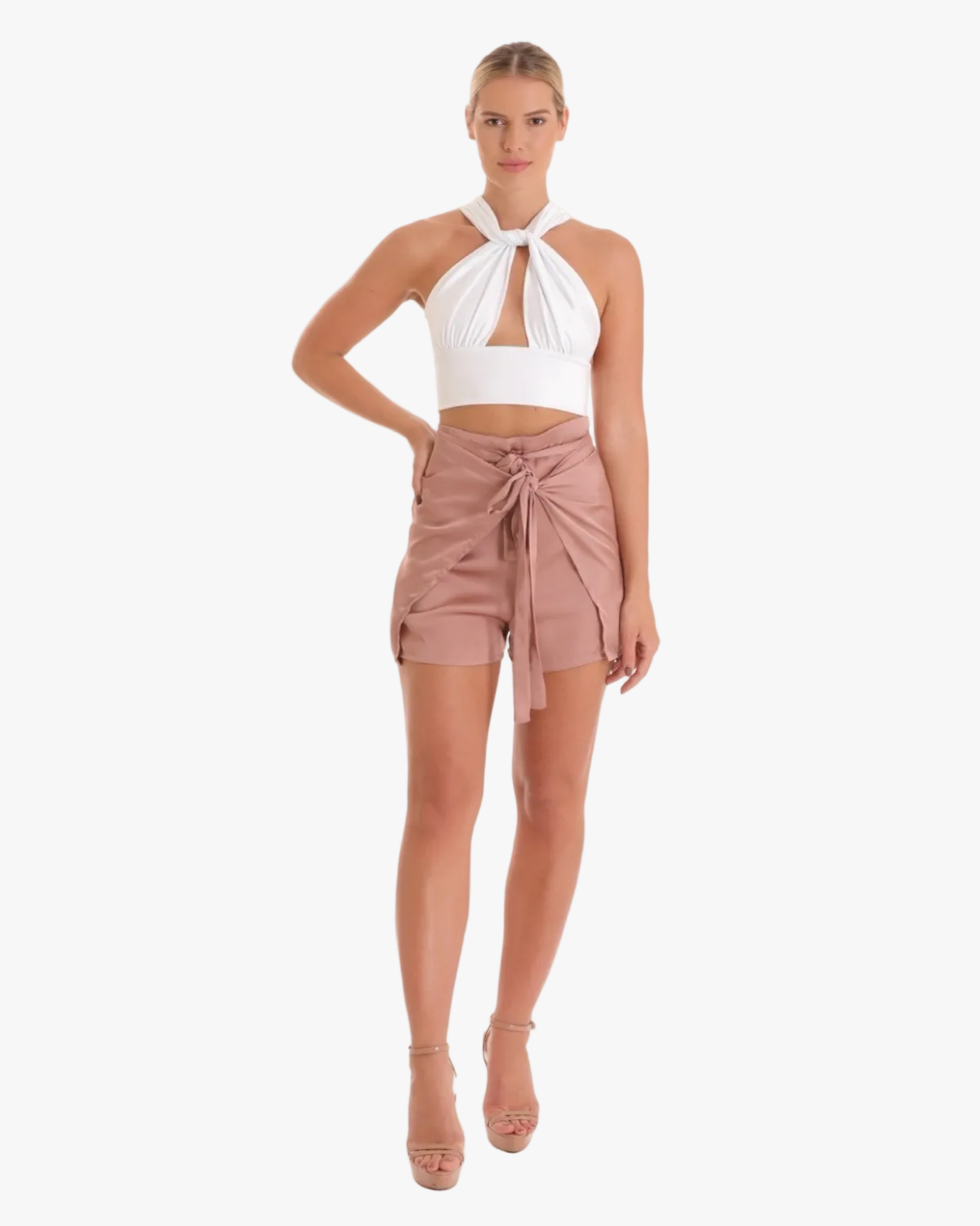 Wrap Short | Satin