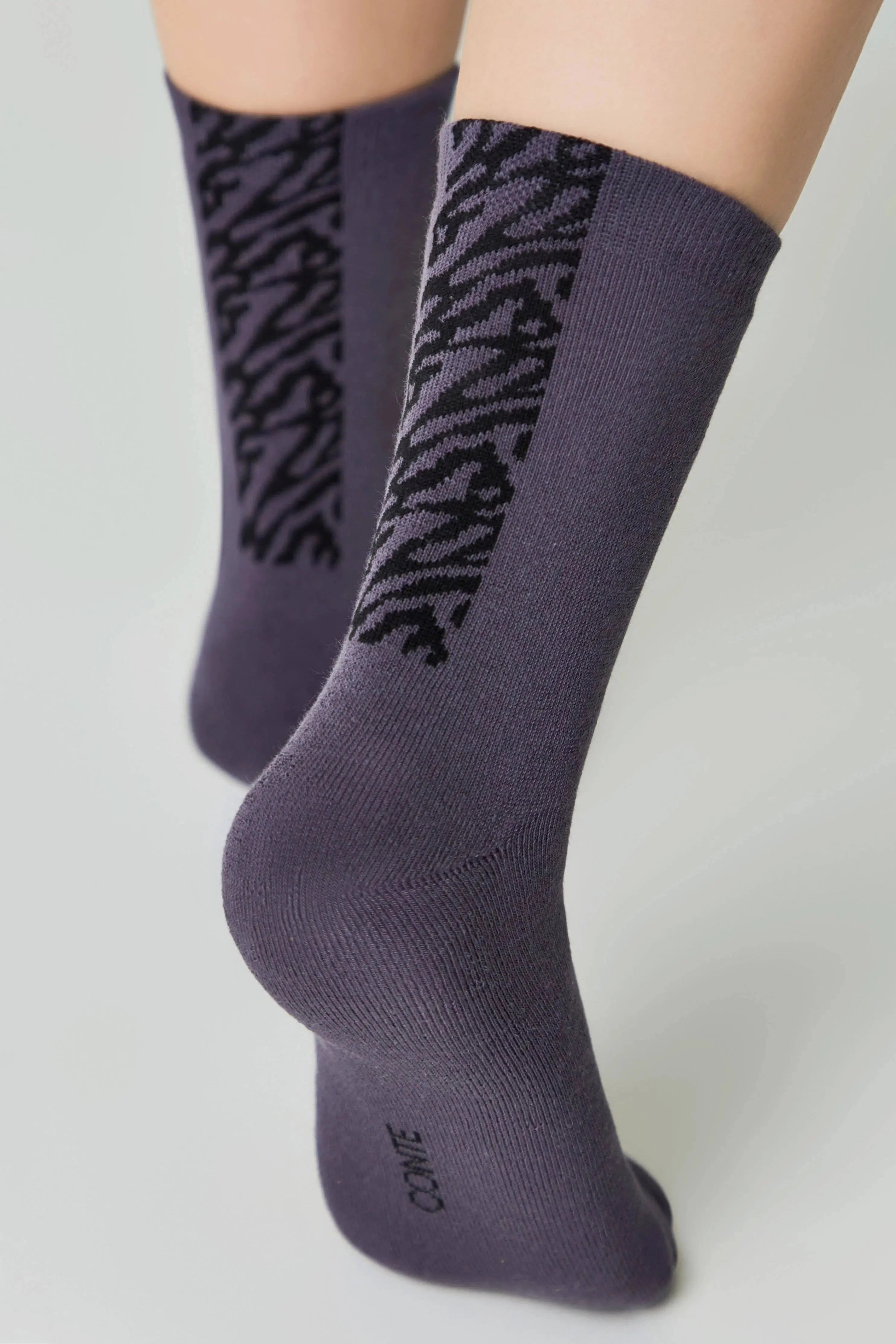 Cotton Socks Conte Comfort 570 | Zebra Stripes