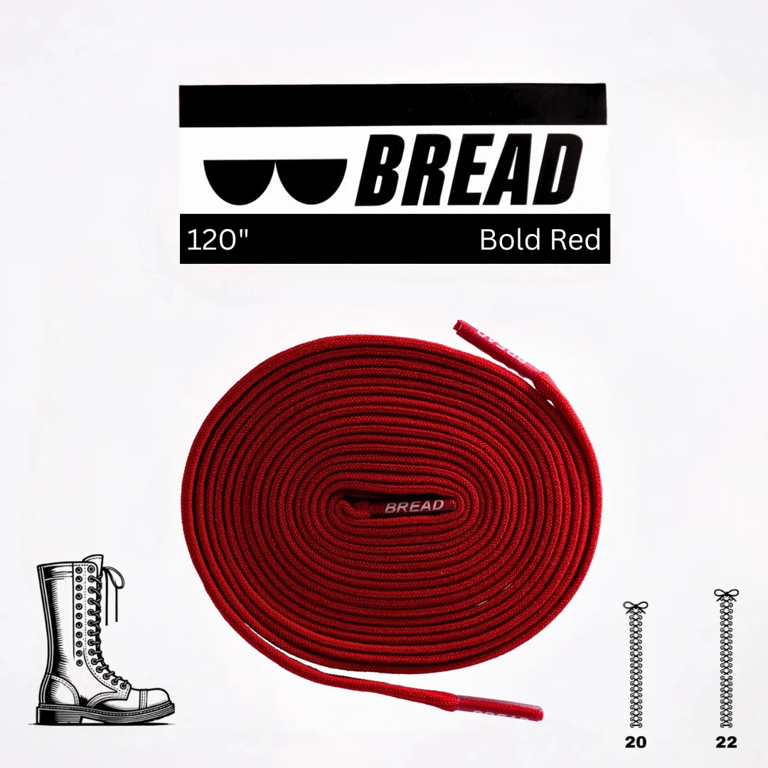 Bold Red Shoelaces