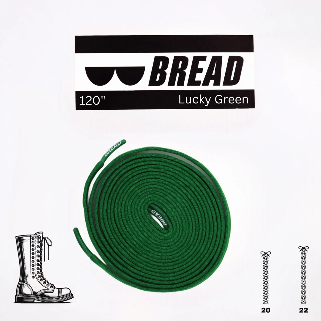 Lucky Green Shoelaces