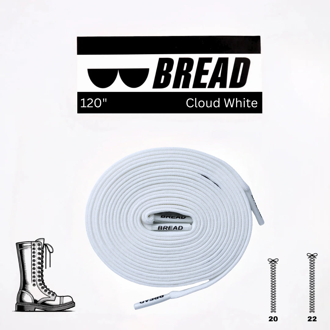 Cloud White Shoelaces