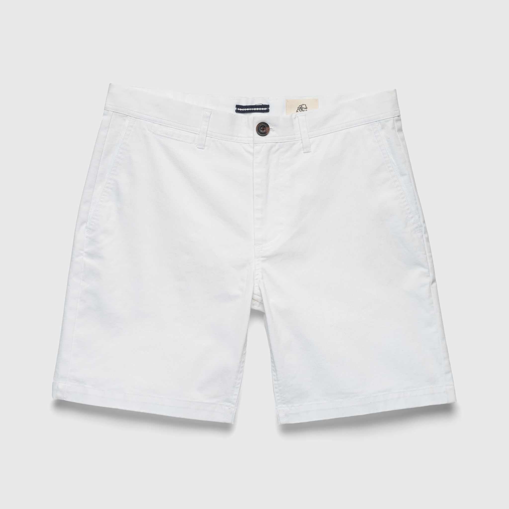 Andrew 7.5" Stretch Twill Short | Brilliant White