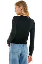 Embellished Sweater in Black