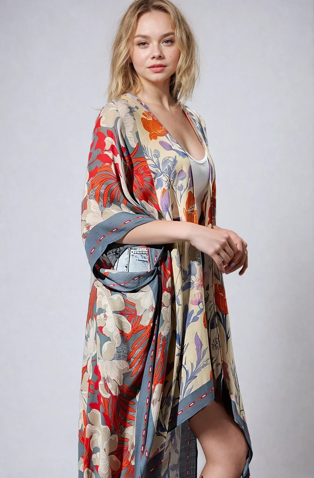 Wildflower Harmony Kimono