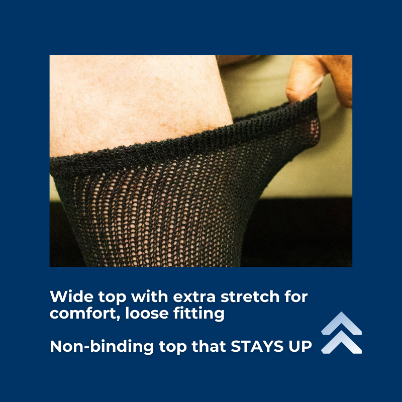 Women's Cotton Diabetic Crew Socks | 6 Pairs
