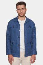 Slim Safari Coat | Ocean