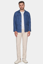 Slim Safari Coat | Ocean