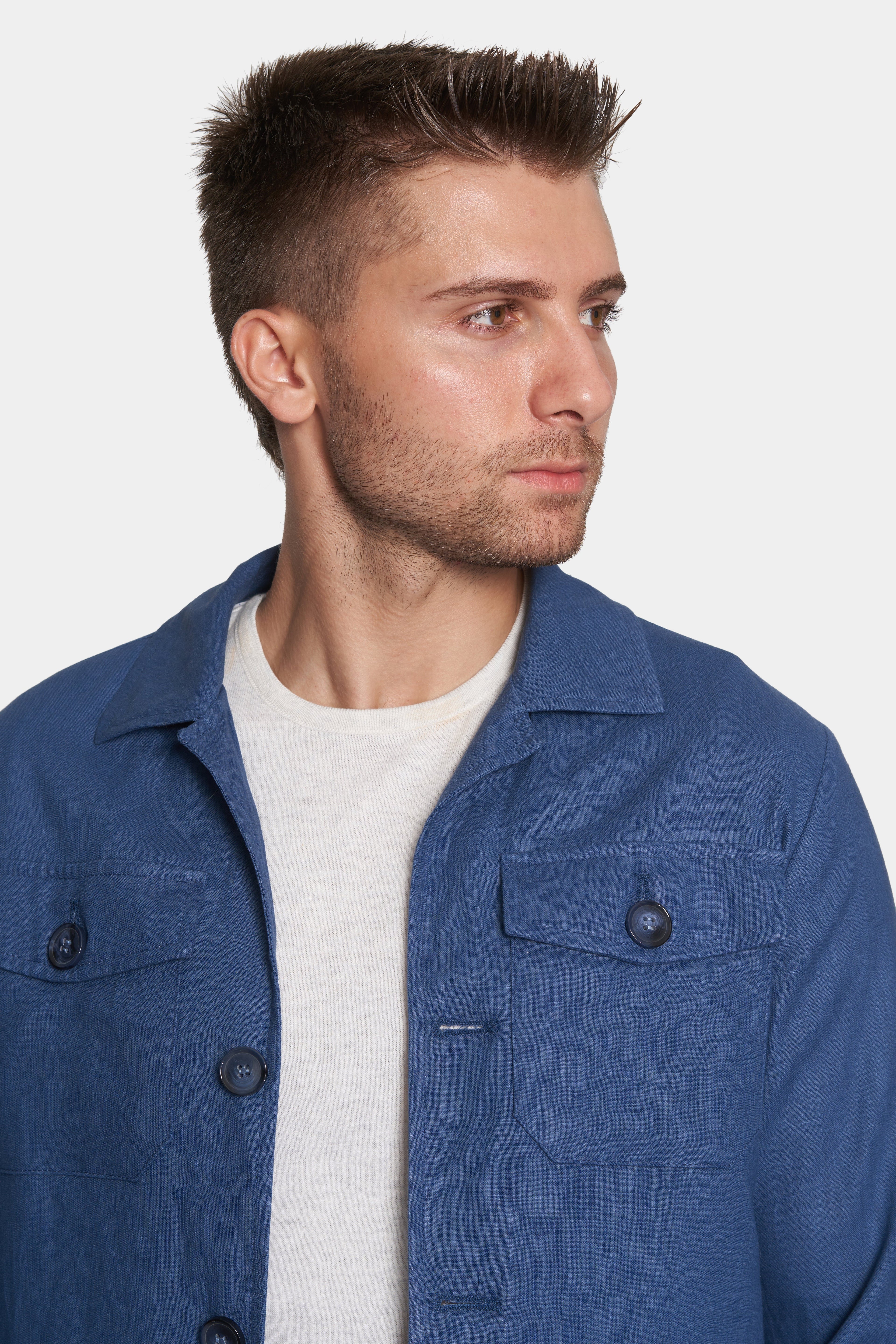 Slim Safari Coat | Ocean