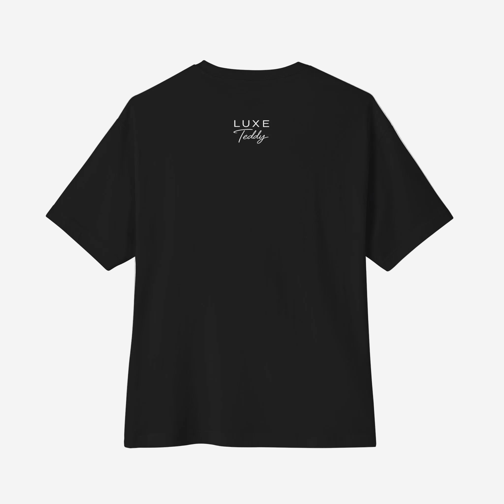 Luxe Teddy Oversized Vintage Red 'LUXE' Boxy Tee | 1022