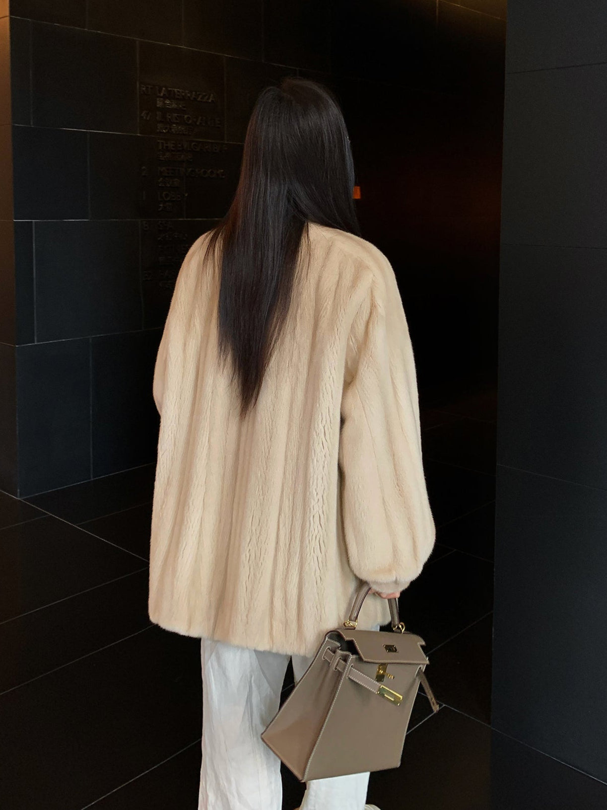 Meteor Variations Sable Fur Coat