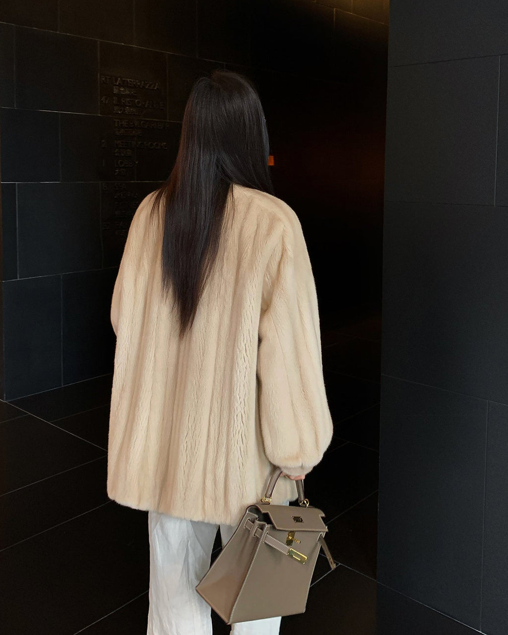 Meteor Variations Sable Fur Coat
